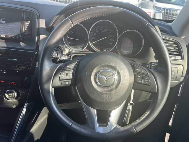マツダ ＣＸ－５ XD 富山県 2014(平26)年 5.9万km メテオグレーマイカ 純正ナビ/フルセグTV/クルーズコントロール/プッシュスタート/スマートキー/横滑り防止装置/アイドリングストップ/LEDヘッドライト/オートライト/ETC/革巻きステアリング/ウインカーミラー/電動格納ミラー/ヘッドライトレベライザー