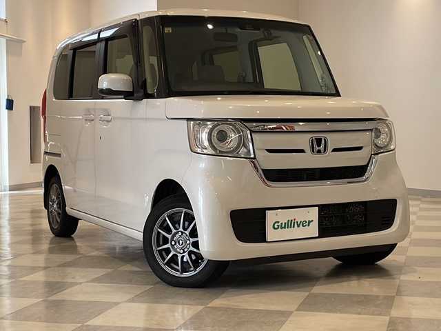 ホンダ Ｎ ＢＯＸ G L ホンダセンシング 福井県 2018(平30)年 8.2万km プラチナホワイトパール 純正８インチナビ/バックモニター/ホンダセンシング/４ＷＤ/フルセグテレビ/ＡＭ/ＦＭ/Ｂｌｕｅｔｏｏｔｈ/ＥＴＣ/電動格納ミラー/片側パワスラ/オートライト/プッシュスタート/スマートキー/ドアバイザー