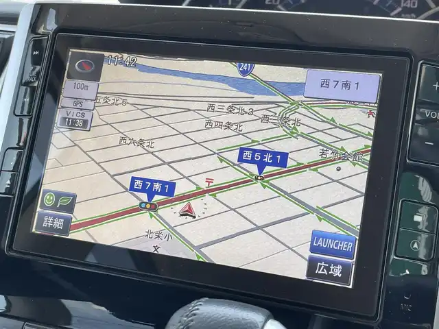 ダイハツ タント カスタム RS SA 道東・釧路十勝 2014(平26)年 8.1万km パールホワイトⅢ 4WD/純正ナビ/(AM FM CD DVD BT フルセグTV)/バックカメラ/両側パワースライドドア/衝突軽減ブレーキ/スマートアシスト/プッシュスタート/スマートキー/ドアバイザー/フロアマット/革巻きステアリング