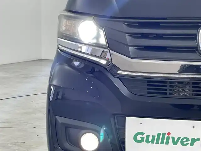 ホンダ Ｎ ＷＧＮ カスタム G Aパッケージ 福岡県 2014(平26)年 6.4万km スマートブラック プッシュスタート　/シティブレーキアクティブシステム　/クルーズコントロール　/横滑り防止装置　/ＥＣＯＮモード　/アイドリングストップ　/ステアリングリモコン　/電動格納式ドアミラー/純正フロアマット　/純正１４インチＡＷ　/ＬＥＤヘッドライト