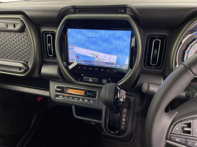 スズキ ハスラー タフワイルド 鹿児島県 2024(令6)年 0.2万km クールカーキPM 純正メーカーオプションナビ/CD/DVD/BT/フルセグ/全方位カメラ/シートヒーター/オートライト/コーナーセンサー/ステアリングスイッチ/純正フロアマット/シートバックテーブル/LEDヘッドライト/スマートキー/プッシュスタート