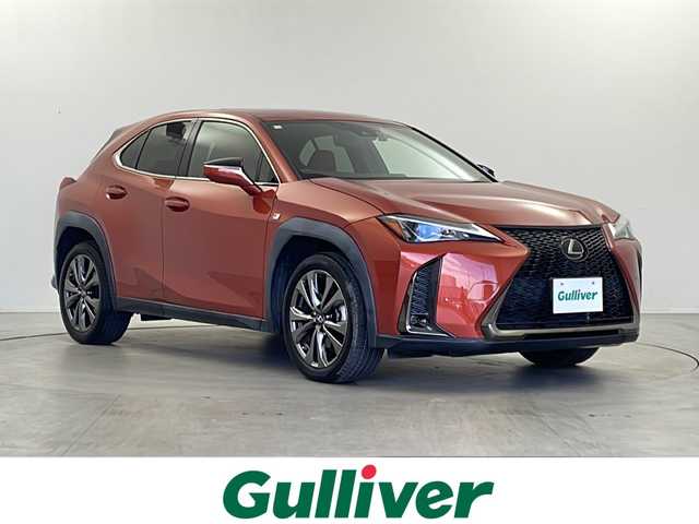 レクサス ＵＸ 200 Fスポーツ 栃木県 2018(平30)年 1.3万km ブレージングカーネリアンコントラストレイヤリング トヨタセーフティセンス/・プリクラッシュセーフティ/・レーントレーシングアシスト/・レーンディパーチャーアラート/・ロードサインアシスト/・レーダークルーズコントロール/・オートマチックハイビーム/・先行車発進アラーム/・プロアクティブドライビングアシスト/・レーンチェンジアシスト/・緊急時操舵支援/禁煙車/サンルーフ/シートヒーター/ハンドルヒーター/シートクーラー/アクティブサウンドコントロール/社外レーダー/LEDヘッドライト/フォグライト/社外ドラレコ/電動リアゲート/シートメモリ/ETC/スマートキー/パドルシフト/純正Fスポーツ専用フロアマット