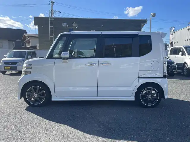 ホンダ Ｎ ＢＯＸ モデューロ X G ターボP 山形県 2014(平26)年 7.2万km プレミアムホワイトパール (株)IDOMが運営する【じしゃロン山形店】の自社ローン専用車両になります。/こちらは現金またはオートローンご利用時の価格です。/自社ローンご希望の方は別途その旨お申付け下さい。/社外SDナビ/（CD/DVD/BT/TV）/バックカメラ/両側パワースライドドア/ETC/クルーズコントロール/パドルシフト/スマートキー/プッシュスタートキー/ウィンカーミラー/ドアバイザー