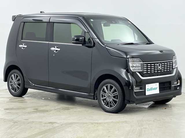 ホンダ Ｎ ＷＧＮ カスタム L ホンダセンシング 道央・札幌 2021(令3)年 2.6万km クリスタルブラックパール ・4WD/・社外ナビ&CD&DVD&SD&BT&TV/・バックカメラ/・ホンダセンシング/・レーダークルーズコントロール/・前席シートヒーター/・ドアミラーヒーター/・ステアリングスイッチ/・ベンチシート/・LEDヘッドライト/・社外14インチAW