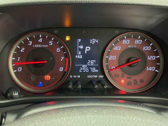 ダイハツ キャスト スポーツ SAⅢ 鹿児島県 2018(平30)年 3万km ブラックマイカメタリック ターボ車/純正8インチナビ/（フルセグ/HDMI/DVD/CD/USB）/バックカメラ/純正ETC/ドライブレコーダー/ハーフレザーシート/前席シートヒーター/衝突被害軽減システム/レーンキープアシスト/LEDヘットライト/オートマチックハイビーム/オートライト/純正16インチアルミホイール/プッシュエンジンスタート/アイドリングストップ/スペアキー