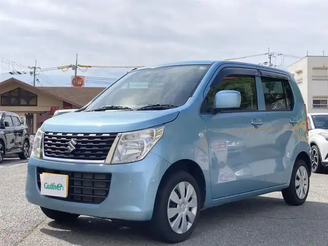 スズキ ワゴンＲ FX 兵庫県 2014(平26)年 3.1万km フィズブルーパールメタリック FM/AM/CD/AUX/シートヒーター/前方ドライブレコーダー/AAC/純正フロアマット/電動格納ミラー/アームレスト