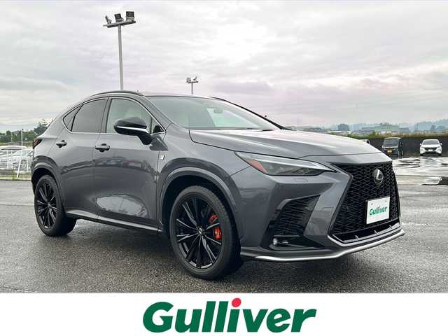 レクサス ＮＸ 350 Fスポーツ 富山県 2022(令4)年 2.8万km ソニッククロム 4WD/パノラマルーフ/マークレビンソン（プレミアムサウンド）/パノラミックビューモニター/トヨタセーフティセンス/ヘッドアップディスプレイ/ブラインドスポットモニター/パワーバックドア/クリアランスソナー/3眼LEDヘッドライト/オートマチックハイビーム/純正メーカーナビ/フルセグ/ETC2.0/ルーフレール/前席パワーシート/ドライブレコーダー