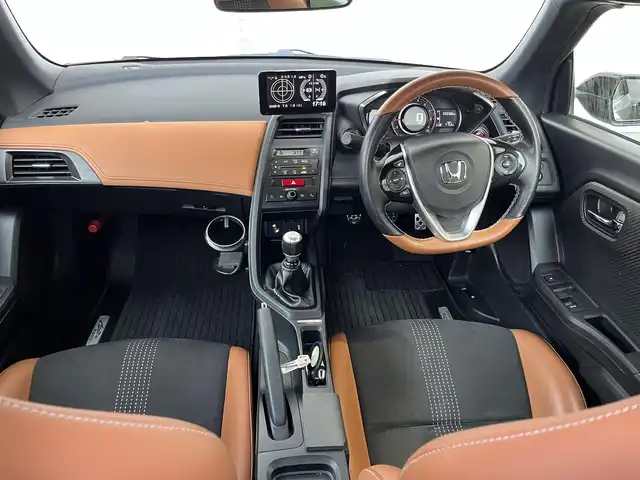 ホンダ Ｓ６６０ α 特別仕様車ブルーノレザーED 高知県 2017(平29)年 3.4万km ベルベットマルーンメタリック CPU交換のためハイオク仕様/無限ハードトップ（純正ロールトップ有）/バックカメラ/プッシュスタート/ETC/Bluetooth接続/スマートキー/純正フロアマット/純正15/16インチアルミホイール/ABS/横滑り防止装置/盗難防止装置/オートライト/ダブル＋サイドエアバッグ/AM/FM