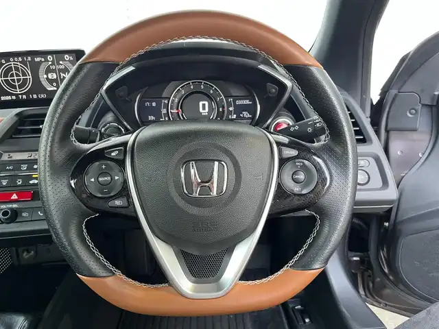 ホンダ Ｓ６６０ α 特別仕様車ブルーノレザーED 高知県 2017(平29)年 3.4万km ベルベットマルーンメタリック CPU交換のためハイオク仕様/無限ハードトップ（純正ロールトップ有）/バックカメラ/プッシュスタート/ETC/Bluetooth接続/スマートキー/純正フロアマット/純正15/16インチアルミホイール/ABS/横滑り防止装置/盗難防止装置/オートライト/ダブル＋サイドエアバッグ/AM/FM
