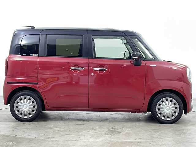 スズキ ワゴンＲ スマイル HYBRID X 道央・札幌 2022(令4)年 0.8万km フェニックスレッドパール/ブルーイッシュブラックパール ・純正ナビ&CD&DVD&BT&USB&AppleCarplay&AndroidAuto/・全方位モニター/・両側パワースライドドア/・スズキセーフティサポート/・デュアルカメラブレーキサポート/・誤発進抑制機能/・後退時ブレーキサポート/・後方誤発進抑制機能/・リヤパーキングセンサー/・車線逸脱警報機能/・ふらつき警報機能/・先行車発進お知らせ機能/・エマージェンシーストップシグナル/・ヒルホールドコントロール/・アイドリングストップシステム/・横滑り防止装置/・電動格納ミラー/・プッシュスタート/・4WD/・LEDヘッドランプ/・フォグランプ/・オートライト/・オートライト/・スマートキー