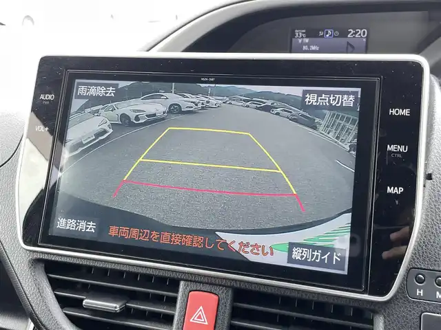 トヨタ ヴォクシー ZS 煌Ⅱ 愛媛県 2020(令2)年 1.9万km ブラック 7人乗り/純正10.5型ナビ(NSZN-W68T)/Bluetooth/DVD/SD/フルセグTV/Toyota Safety Sense C/プリクラッシュセーフティシステム/オートハイビーム /レーンデパーチャーアラート/両側パワースライドドア/バックカメラ /ビルトインETC/クリアランスソナー 前後/LEDヘッドライト/360度ドライブレコーダー (HDR360GW)/スマートキー/取説・保証書