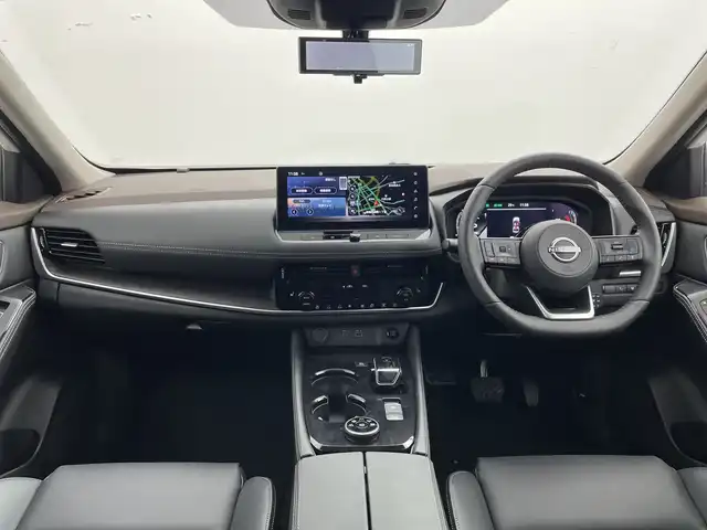 日産 エクストレイル G e－4ORCE 群馬県 2025(令7)年 0.3万km ブリリアントホワイトパール 純正１２．３インチナビ/アラウンドビューモニター/プロパイロット/ブラインドスポットモニター/デジタルインナーミラー/ヘッドアップディスプレイ/パワーバックドア/シートヒーター/パワーシート/前後ドライブレコーダー/ETC2.0/オートマチックハイビーム/LEDヘッドライト/コーナーセンサー/純正AW/純正フロアマット/禁煙車