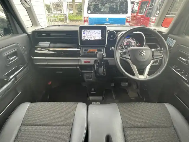スズキ スペーシア カスタム HYBRID XS 栃木県 2018(平30)年 14万km ブルーイッシュブラックパール3 (株)IDOMが運営する【じしゃロン宇都宮店】の自社ローン専用車両になります。こちらは現金またはオートローンご利用時の価格です。自社ローンご希望の方は別途その旨お申付け下さい/純正ナビ/両側パワースライドドア/フルセグ/Ｂｌｕｅｔｏｏｔｈ/ハーフレザーシート/シートヒーター/スマートキー/スペアキー/ＬＥＤヘッドライト/フォグライト/オートライト/衝突軽減ブレーキ/ETC