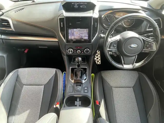 スバル インプレッサ ＸＶ 2．0i－S アイサイト 千葉県 2017(平29)年 6.7万km クリスタルブラックシリカ ワンオーナー/アイサイト/スバルリヤビークルディテクション/社外メモリーナビ/地デジTV/【DVD/CD再生機能　Bluetooth接続】/バックカメラ/ドライブレコーダー/ハーフレザーシート/前席パワーシート/革巻きステアリング/パドルシフト/ETC/LEDヘッドライト/フォグライト/ウインカーミラー/純正18インチアルミホイル/サイド/カーテンエアバッグ/キーレスアクセス