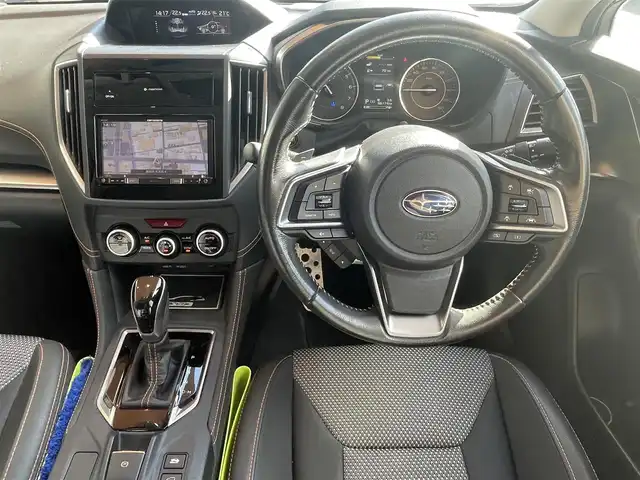 スバル インプレッサ ＸＶ 2．0i－S アイサイト 千葉県 2017(平29)年 6.7万km クリスタルブラックシリカ ワンオーナー/アイサイト/スバルリヤビークルディテクション/社外メモリーナビ/地デジTV/【DVD/CD再生機能　Bluetooth接続】/バックカメラ/ドライブレコーダー/ハーフレザーシート/前席パワーシート/革巻きステアリング/パドルシフト/ETC/LEDヘッドライト/フォグライト/ウインカーミラー/純正18インチアルミホイル/サイド/カーテンエアバッグ/キーレスアクセス