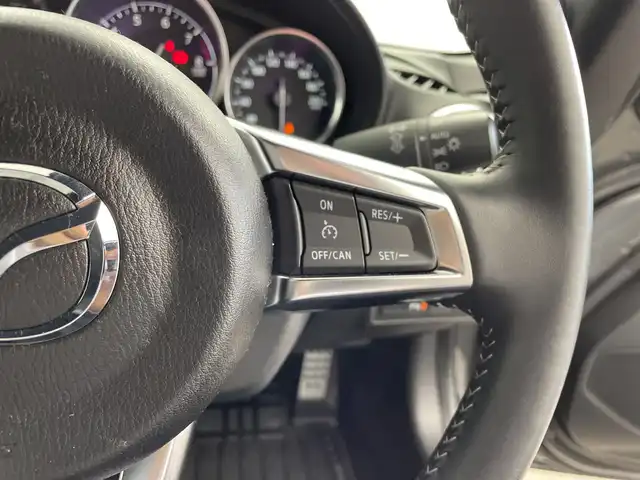 マツダ ロードスター ＲＦ S 鹿児島県 2022(令4)年 1万km マシーングレープレミアムM １オーナー　/メーカーナビ　/（Ｂｌｕｅｔｏｏｔｈ/フルセグＴＶ/DVD/CD)　/ブラインドスポットモニター　/革巻きステアリング　/前方ドライブレコーダー　/シートヒーター　/クルーズコントロール　/コーナーセンサー　/電動オープン/プッシュスタートボタン/保証書/取扱説明書/スマートキー/スペアキー1本