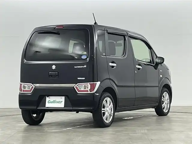 スズキ ワゴンＲ HYBRID FX 福島県 2018(平30)年 3.4万km ブルーイッシュブラックパール3 スズキセーフティサポート/・デュアルカメラブレーキサポート/・先行車発進お知らせ機能/・誤発進抑制機能/・ふらつき警報/ディーラーOPナビ（AVIC-RW802）/・フルセグTV/・BT.CD/DVD.USBAM/FM/バックカメラ/シートヒーター（D）/ETC/アイドリングストップ/社外AW/社外フロアマット/ドアバイザー/リモコンキー/ヘッドライトレベライザー/スペアキー有