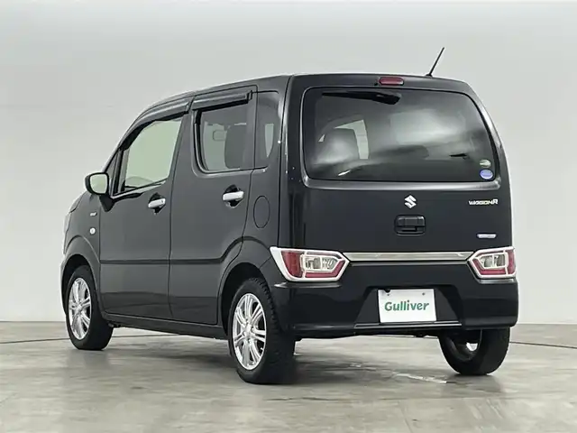 スズキ ワゴンＲ HYBRID FX 福島県 2018(平30)年 3.4万km ブルーイッシュブラックパール3 スズキセーフティサポート/・デュアルカメラブレーキサポート/・先行車発進お知らせ機能/・誤発進抑制機能/・ふらつき警報/ディーラーOPナビ（AVIC-RW802）/・フルセグTV/・BT.CD/DVD.USBAM/FM/バックカメラ/シートヒーター（D）/ETC/アイドリングストップ/社外AW/社外フロアマット/ドアバイザー/リモコンキー/ヘッドライトレベライザー/スペアキー有