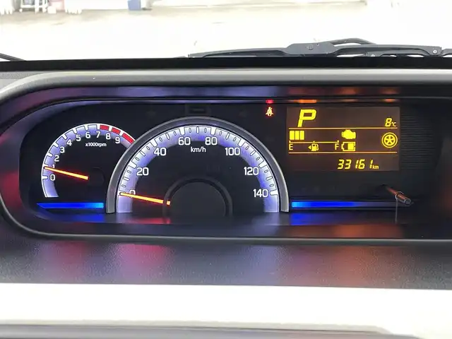 スズキ ワゴンＲ HYBRID FX 福島県 2018(平30)年 3.4万km ブルーイッシュブラックパール3 スズキセーフティサポート/・デュアルカメラブレーキサポート/・先行車発進お知らせ機能/・誤発進抑制機能/・ふらつき警報/ディーラーOPナビ（AVIC-RW802）/・フルセグTV/・BT.CD/DVD.USBAM/FM/バックカメラ/シートヒーター（D）/ETC/アイドリングストップ/社外AW/社外フロアマット/ドアバイザー/リモコンキー/ヘッドライトレベライザー/スペアキー有