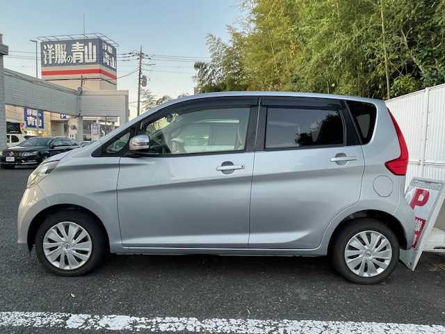 日産 デイズ X 茨城県 2013(平25)年 4.3万km クールシルバー 純正ナビ【CD/AM/FM/フルセグ】/全方位カメラ/バックカメラ/純正フロアマット/盗難防止装置/USB/AUX/保証書/取扱説明書/スペアキー×１