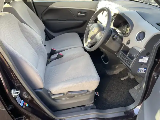 スズキ ワゴンＲ FZ 福島県 2016(平28)年 4.7万km ムーンライトバイオレットPM ワンオーナー/4WD/純正CDオーディオ/純正14インチAW/(社外AW＋冬タイヤ積込)/レーダーブレーキサポート/アイドリングストップ/ステアリングリモコン/シートヒーター/プッシュスタート/ドアバイザー/フロアマット