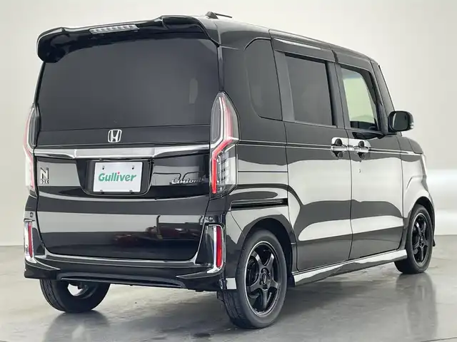 ホンダ Ｎ ＢＯＸ カスタム G L ターボ ホンダセンシング 愛知県 2018(平30)年 8.9万km クリスタルブラックパール 純正8インチナビ/ホンダセンシング/パドルシフト/黒革ハーフレザーシート/バックカメラ/両側パワースライドドア/レーダークルーズコントロール/前後ドライブレコーダー/ETC/LEDオートライト/フォグランプ/ターボ/フルセグTV/DVD/カーテンエアバック/純正フロアマット/禁煙車