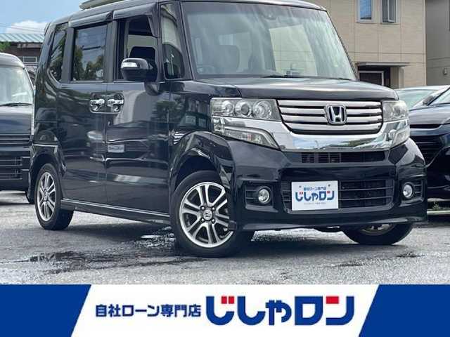 ホンダ Ｎ ＢＯＸ カスタム SSパッケージ 三重県 2014(平26)年 8.4万km スマートブラック (株)IDOMが運営する【じしゃロン四日市店】の自社ローン専用車両になります。こちらは現金またはオートローンご利用時の価格です。自社ローンご希望の方は別途その旨お申付け下さい/純正SDナビ【CD/DVD/Bluetooth】/バックカメラ/ETC/両側パワースライドドア/ステアリングスイッチ/プッシュスタート/スマートキー/電格ウィンカーミラー