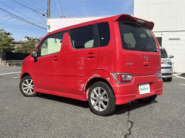 マツダ フレア ハイブリッド XS 愛知県 2018(平30)年 3.8万km 赤 /禁煙車//社外ナビ・フルセグTV//バックカメラ//ETC//デュアルカメラブレーキサポート//車線逸脱警報//横滑り防止装置//HUD//電動格納ミラーウインカー//LEDオートライト//プッシュスタート//純正１４インチアルミ//アイドリングストップ//純正フロアマット//新車保証書/取扱説明書//スペアキー