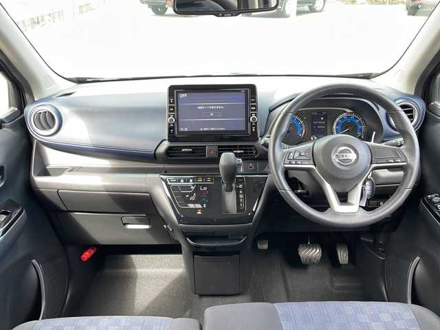 日産 デイズ ハイウェイスターG ターボ 山口県 2021(令3)年 2.1万km ブラック 9インチ純正SDナビ【MM320D-L】/DVD再生機能有/フルセグテレビ/アラウンドビューモニター/Bluetooth/ETC2.0/ディスプレイ付自動防眩式ルームミラー/パーキングアシスト/車線逸脱警報/車線逸脱防止支援システム/踏み間違い衝突防止アシスト/前方衝突予測警報/ふらつき警報/ドライブレコーダー/LEDヘッドランプ/LEDフォグランプ/オートライト/USB電源ソケット/スマートキー/プッシュアップスタート/15インチ純正アルミホイール