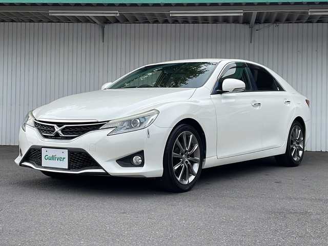 トヨタ マークＸ 250G Sパッケージ 長野県 2015(平27)年 4.2万km ホワイトパールクリスタルシャイン 純正メモリナビフルセグTV/ETC/純正１８インチアルミ/プッシュスタートエンジン/クルーズコントロール
