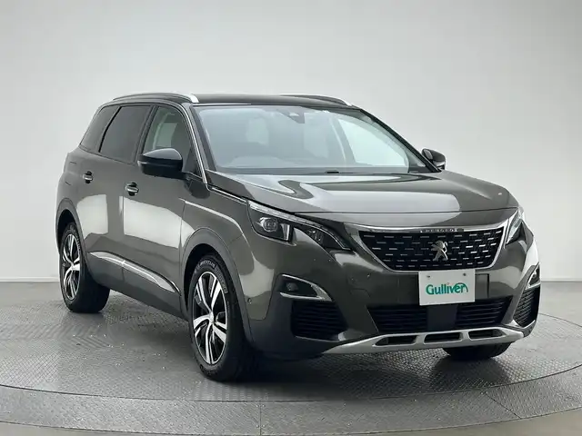 プジョー ５００８ アリュール 兵庫県 2020(令2)年 1.9万km 緑Ⅱ 純正ナビ/フルセグ CD DVD BT/Apple Car Play　android auto/ALPINEフリップダウンモニター/パノラミックビジョン/パワーバックドア/ドライブレコーダー/ETC/アクティブセーフティーブレーキ/レーダークルーズコントロール/レーンキープアシスト/BSM/コーナーセンサー/LEDヘッドライト/オートライト/オートハイビーム/ハーフレザーシート/ルーフレール/本革巻きステアリング/スマートキー/スペアキー
