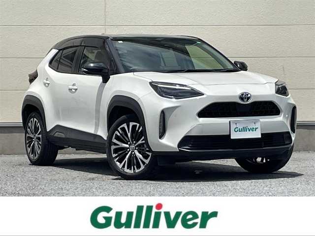 トヨタ ヤリスクロス ハイブリッド Z 茨城県 2021(令3)年 3.5万km ブラックマイカ/ホワイトパールクリスタルシャイン 2トーン ワンオーナー/純正8インチナビ/フルセグテレビ/全方位カメラ/バックカメラ/コーナーセンサー前後/ドラレコ前後/クルーズコントロール/LEDヘッドライト/オートライト/オートマチックハイビーム/スマートキー/パワーシート/パワステ/パワーウィンドウ/ETC