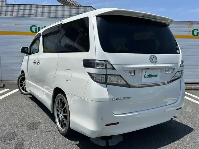 トヨタ ヴェルファイア 2．4Z プラチナセレクション 埼玉県 2009(平21)年 5.5万km ホワイトパールクリスタルシャイン /HDDナビ/フルセグテレビ/バックカメラ/フリップダウンモニター/ドアバイザー/プッシュスタート/両側パワースライドドア/ETC/ABS/WAC/PS/PW/