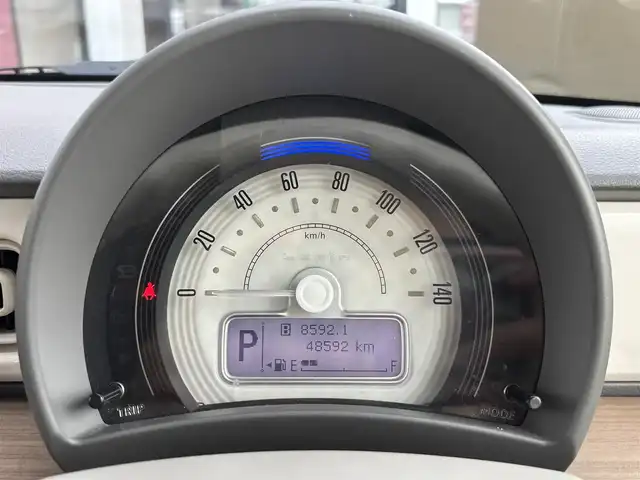スズキ ラパン X 宮城県 2016(平28)年 4.9万km ベージュⅡ 登録時走行距離48592km/純正ナビ/CD・DVD・Bluetooth・フルセグTV/ワンオーナー/レーダーブレーキ/アラウンドビューモニター/プッシュスタート/スマートキー/シートヒーター/アイドリングストップ/横滑り防止装置/LEDヘッドライト/オートライト/ステアリングリモコン/後席ISOFIX