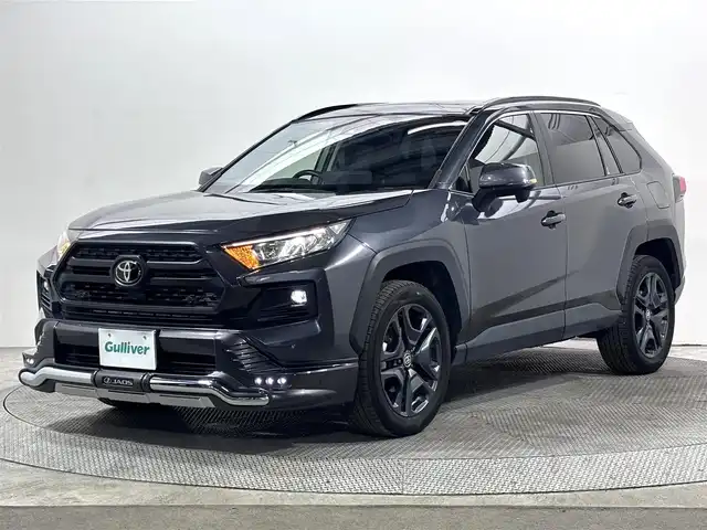 トヨタ ＲＡＶ４ アドベンチャー 大阪府 2023(令5)年 2.1万km グレーメタリック ４ＷＤ　サンルーフ　エアロ　ディスプレイオーディオ　バックカメラ　ＥＴＣ　ドラレコ　レザーシート　シートヒーター　シートエアコン　パワーシート　ダウンヒルアシスト　レーダークルコン　レーンアシスト