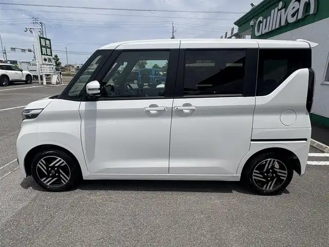 日産 ルークス ハイウェイスター X 徳島県 2024(令6)年 0.7万km ホワイトパール 純正8インチディスプレイオーディオ/全方位カメラ/レーンキープアシスト/衝突被害軽減ブレーキ/横滑り防止装置/オートマチックハイビーム/純正14インチアルミホイール/片側パワースライドドア/前後コーナーセンサー/フロアマット/プッシュスタート/スマートキー