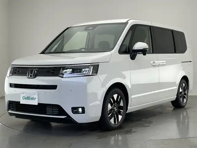 ホンダ ステップワゴン eHEV エアー EX 愛知県 2025(令7)年 0.1万km未満 プラチナホワイトパール 登録済未使用車　純１１型ナビ　フルセグＴＶ　Ｂｌｕｅｔｏｏｔｈ　バックカメラ　ホンダセンシング　ＢＳＭ　追従クルコン　衝突軽減　オートハイビーム　パワーバックドア　全列ＵＳＢポート　ＬＥＤオートライト/e:HEV エアー　EX　4CB4AP3　11.4インチナビHonda CONNECTナビ LXM-247VFLi(317900円)