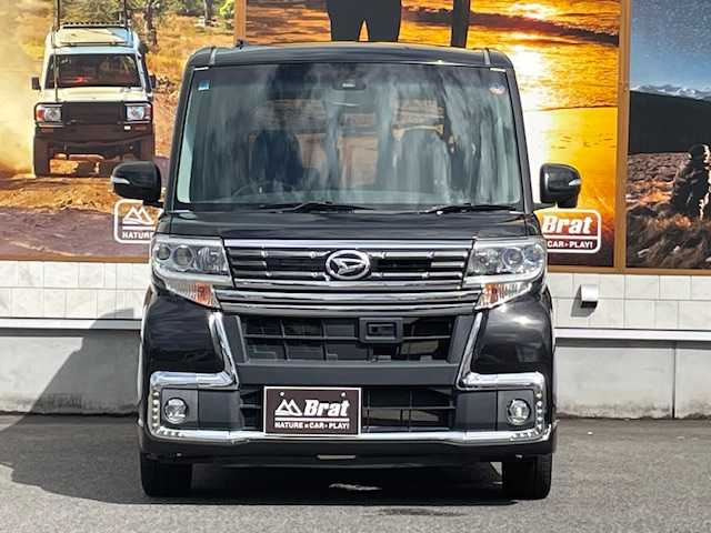 ダイハツ タント カスタム RS トップED SAⅡ 愛知県 2016(平28)年 5.7万km ブラックマイカメタリック スマートアシスト2/社外メモリナビ(CN-R330WD)/・フルセグ/DVD/CD/BT/バックカメラ/ETC/両側パワースライドドア/ハーフレザーシート/純正15インチAW/LEDヘッドライト