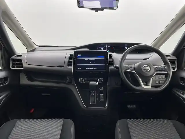 日産 セレナ ハイウェイスター V 群馬県 2021(令3)年 3.6万km ダイヤモンドブラック 純正１０インチナビ/純正１１インチ後席モニター/プロパイロット/アラウンドビューモニター/シートヒーター/オートマチックハイビーム/コーナーセンサー/LEDヘッドライト/ドライブレコーダー/ETC/純正AW/社外フロアマット/３列シート/ウォークスルー/衝突被害軽減システム/両側パワースライドドア/デジタルインナーミラー/BSM/禁煙車