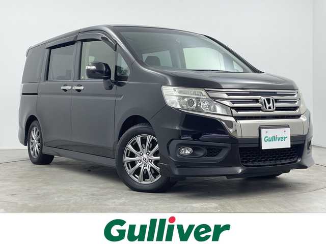 ホンダ ステップワゴン スパーダ Z クールS Iナビセレ 三重県 2012(平24)年 3.8万km プレミアムスパークルブラックパール /純正7インチナビ//バックカメラ//パドルシフト//ETC//純正フリップダウンモニター//ドライブレコーダー//純正AW付き冬タイヤ//フロアマット//両側パワースライドドア//フォグランプ//スマートキー×２