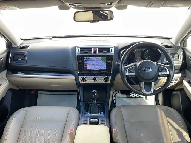 スバル アウトバック リミテッド 山形県 2017(平29)年 8.9万km ダークブルーパール アイサイトver3/・プリクラッシュブレーキ（自動ブレーキ）	/・レーンキープアシスト	/・全車速追従機能付クルーズコントロール	/・AT誤発進抑制制御	/・後退時ブレーキアシスト	/・アクティブレーンキープ	/・ツーリングアシスト/4WD/純正ナビ（CD/DVD/BT/TV）/フルセグ/フリップダウンモニター/ダウンアシストコントロール/バックカメラ/電動リアゲート/パワーシート/ドライブレコーダー/全席シートヒーター/ステアリングヒーター/ETC/USB/レザーシート/プッシュスタート/スマートキー/フォグランプ/コーナーセンサー/ドアバイザー