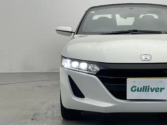 ホンダ Ｓ６６０ α 滋賀県 2015(平27)年 12.9万km プレミアムスターホワイトパール 純正6.1インチディスプレイオーディオ/【Bluetooth/USB/HDMI】/バックカメラ/ハーフレザーシート/16インチModuroアルミホイール/LEDヘッドライト/オートライト/HKSマフラー/プッシュスタート/スマートキー