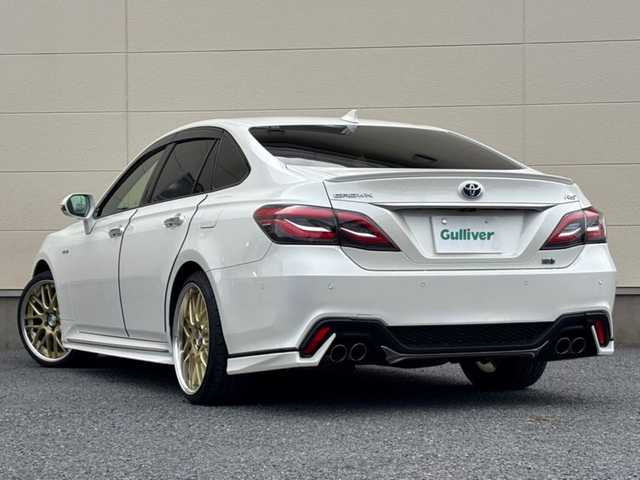 トヨタ クラウン ハイブリッド RS アドバンス 茨城県 2019(令1)年 9.1万km ホワイトパールクリスタルシャイン 純正メーカーナビ/パノラマビューモニター/デジタルインナーミラー/TRDエアロ/トヨタセーフティセンス/サンルーフ/ドライブレコーダー/ステアリングヒーター/シートヒーター/エアーシート/ホワイトレザーシート/スペアキー2本（カードキー有）/BSM/HUD/ETC2.0
