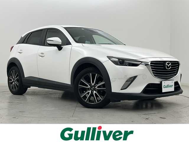 マツダ ＣＸ－３ XD ツーリング 宮城県 2016(平28)年 4.9万km クリスタルホワイトパールマイカ 禁煙車/ブラインドスポットモニター/ヘッドアップディスプレイ/クルーズコントロール/スマートシティブレーキサポート/ハーフレザーシート/マツダコネクトナビ/・CD/DVD/SD/BT/USB/フルセグTV/バックカメラ/ビルトインETC/パドルシフト/ステアリングスイッチ/プッシュスタート/スマートキー×2/LEDヘッドライト/LEDフォグランプ/純正18インチアルミホイール/純正フロアマット/トノカバー/アイドリングストップ/横滑り防止装置