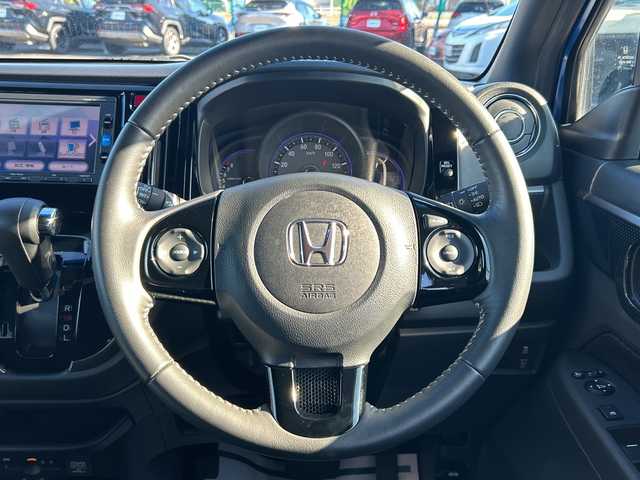 ホンダ Ｎ ＷＧＮ G Lパッケージ 茨城県 2016(平28)年 1万km ブリリアントスポーティブルーメタリック2トーン 登録時9270km/車検R9年6月/純正メモリナビ【VXM-164VFXi】/(地デジTV・CD・DVD・BT・ラジオ再生)/ハーフレザーシート/バックカメラ/クルーズコントロール/ETC/オートライト/LEDヘッドライト/純正14inアルミホイール/純正フロアマット/スマートキー/スペアキー/取扱説明書/保証書