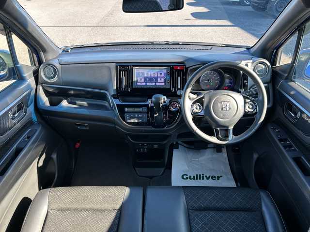 ホンダ Ｎ ＷＧＮ G Lパッケージ 茨城県 2016(平28)年 1万km ブリリアントスポーティブルーメタリック2トーン 登録時9270km/車検R9年6月/純正メモリナビ【VXM-164VFXi】/(地デジTV・CD・DVD・BT・ラジオ再生)/ハーフレザーシート/バックカメラ/クルーズコントロール/ETC/オートライト/LEDヘッドライト/純正14inアルミホイール/純正フロアマット/スマートキー/スペアキー/取扱説明書/保証書