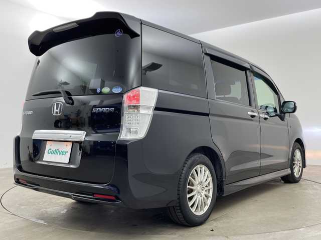 ホンダ ステップワゴン スパーダ Z HDDナビED 兵庫県 2011(平23)年 7.6万km プレミアムブラキッシュパール ・純正ナビ（TV・DVD・USB）/・ステアリングスイッチ/・両側パワースライドドア/・ビルトインETC/・バックカメラ/・スマートキー/・純正フロアマット/・ドアバイザー/・HIDライト/・オートライト/・フォグランプ/・パドルシフト/・電動格納ミラー/・社外16インチアルミホイール