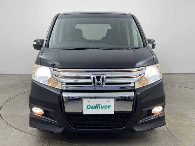ホンダ ステップワゴン スパーダ Z HDDナビED 兵庫県 2011(平23)年 7.6万km プレミアムブラキッシュパール ・純正ナビ（TV・DVD・USB）/・ステアリングスイッチ/・両側パワースライドドア/・ビルトインETC/・バックカメラ/・スマートキー/・純正フロアマット/・ドアバイザー/・HIDライト/・オートライト/・フォグランプ/・パドルシフト/・電動格納ミラー/・社外16インチアルミホイール