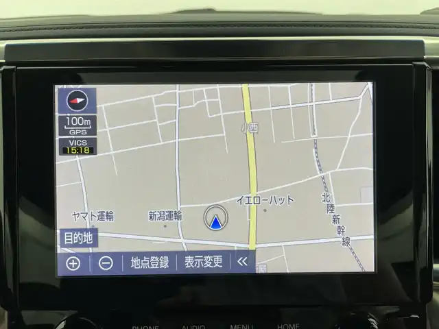 トヨタ アルファード S Cパッケージ 富山県 2022(令4)年 2.2万km ブラック 純正ナビ（AM/FM/BT/USB/フルセグ）/バックカメラ/サンルーフ/モデリスタエアロ/ETC/両側パワースライドドア/パワーバックドア/オートホールド付電子パーキング/レザーシート/D/N席パワーシート/D席メモリシート/シートヒーター/エアシート/衝突被害軽減システム/レーダークルーズコントロール/レーンキープアシスト/コーナーセンサー/横滑り防止装置/純正アルミホイール/純正フロアマット/オートLEDライト/シーケンシャルウィンカー/ハンドルヒーター/ウッドコンビステアリング/ステアリングスイッチ/スマートキー/スペアキー