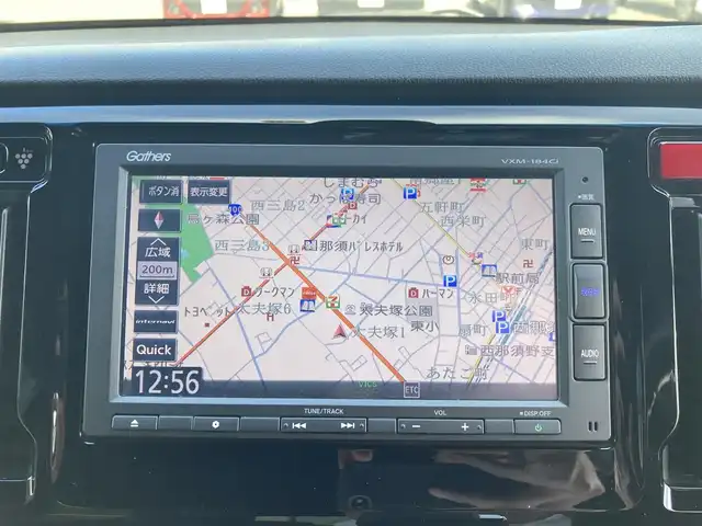 ホンダ Ｎ ＷＧＮ カスタム G SSパッケージ 栃木県 2017(平29)年 3.6万km クリスタルブラックパール 純正7インチナビ(VXM-184Ci）/　Bluetooth バックカメラ/シティーブレーキアクティブシステム/ビルトインETC/ハーフレザーシート /クルーズコントロール/ステアリングスイッチ/革巻きステアリング/プッシュスタート/HIDライト/スマートキー/純正14インチアルミホイール